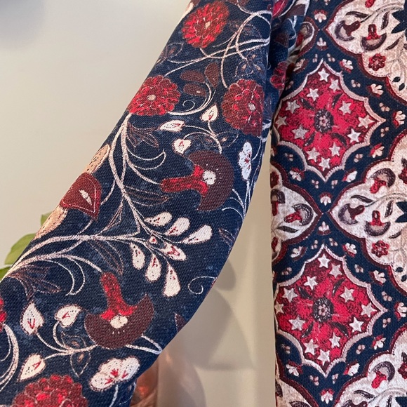 Tory Burch SZ XS Multi Pattern Pullover! - Picture 5 of 11
